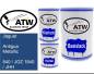 Preview: Jaguar, Antigua Metallic, 840 / JGZ 1840 / JHH: 500ml Lackdose + 500ml Klarlack + 250ml Härter - Set, von ATW Autoteile West.